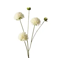 Artificial Dahlia Spray<br>White Artificial Dahlia Spray<br>White