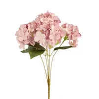 Artificial Hydrangea Bunch<br>Pink