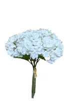 Artificial Hydrangea Posy Bouquet<br>White Artificial Hydrangea Posy Bouquet<br>White thumbnail