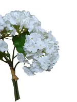 1. Artificial Hydrangea Posy Bouquet<br>White thumbnail